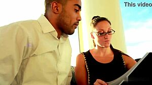 Nerdy Housewife Melanie Craves Massive Black Cock Desires