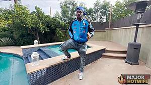 redhead cougar peaches rides rome major's big cock in wet pussy fuck