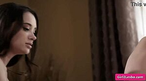 busty mature brunette lesbian in black lingerie gets hairy pussy licked by horny teen gia paige and mindi mink