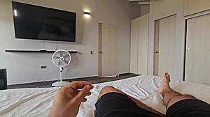 My stepsister seduces me out of jealousy toward her best friend with big ass blowjob and quickie.