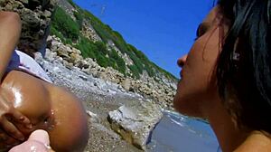 giving ice cream man upskirt view of my panties while sitting in back with lingerie tease...