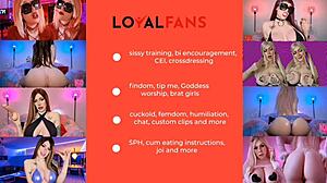 Blonde goth girl in stockings gives mind fuck joi as gold digger with dirty talk and femdom humiliation.