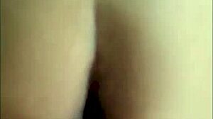 mexicana gets intense session on sofa while parents are away