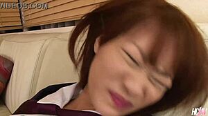 Perverted Private Tutor Licks Hairy Pussy and Creampies Japanese Babe Maki Otoha in Uncensored Sex