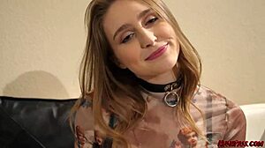 Laney grey rides cowgirl blowjob deepthroat creampie in fishnets heels pov debut