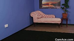 Look at this sexy doll taking all that cum on her face and swallowing every drop!