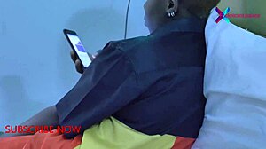 hey horny visitor check this red sheer creampie action with ebony babe