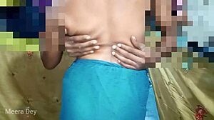 Indian Wife Kissing Black Cock in Homemade Couple Pussy Action