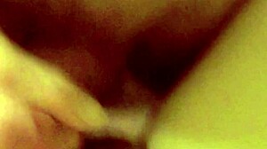 Her busty natural tits keep me hard. I pump cum in her pov.