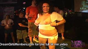 Housewives boldly unleash in wild wet t-shirt contest frenzy