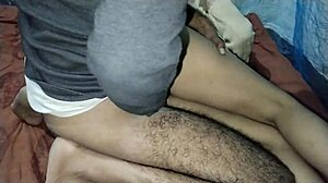 indian bhabhi's tight ass gets rough anal fuck from husband