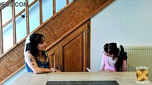 Sublime Brunette Milf Enjoys Big Cock in Lingerie and Stockings