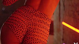 Petite black teen 18+ Precious Milan posing in lingerie, exposing sweet ebony babe hot body 😏