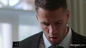 Kendra Sunderland and Brandi Love Share Cock in FFM Threesome with Cum Swapping