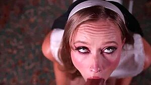 oh man, sexy scarlet chase gets fucked so hard in anal with big cock, toys, and rimjob pov... wait, ass to mouth too