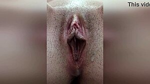 Wet Creamy Squirting Orgasm Solo Pussy Closeups!