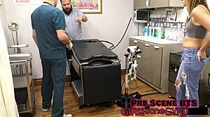 Tyler Lynn Undergoes Yearly Dental Exam With Blonde Close Up Cum In Mouth Fetish Gloves