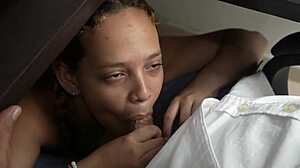 Bony Loves Her Stepdad And Most Of All Loves To Suck His Delicious Cock