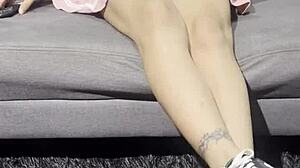 hey this teen girl visits my house after school and we end up with homemade outdoor blowjob and pussy licking