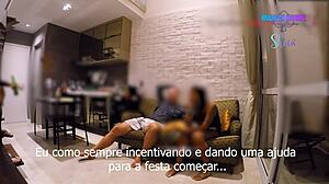 meti um chifre no corno com o seguranca que contratamos completo no sheer