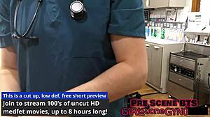 Tyler Lynn Undergoes Yearly Dental Exam With Blonde Close Up Cum In Mouth Fetish Gloves