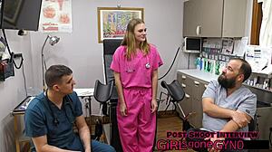 Tyler Lynn Undergoes Yearly Dental Exam With Blonde Close Up Cum In Mouth Fetish Gloves