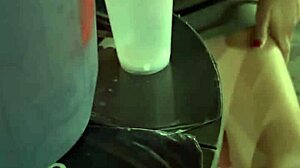 i love this exhibitionist flashing with my brazilian brunette wife in lingerie inside the car. we do anal assfucking doggystyle and cum in mouth while husband watches as cuckold.