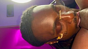 My husband licks my pussy passionately until I reach intense orgasm in homemade video