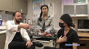 Dr Tampa Conducts Remote Interrogation on Patient Jasmine Rose with Fetish Elements