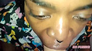 check out this deepthroat blowjob compilation part 3 with sexy ebony big tits pornstars