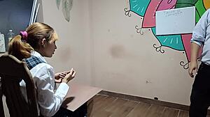 Peruvian Schoolgirl Thought Carpentry Class But Ends Up Nailed Hard