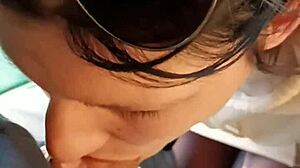 in this homemade compilation, the ukrainian milf wife takes rough deepthroat blowjobs and cumshots in her mouth on her knees