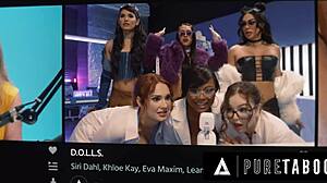 POSSESSED HOUSEWIFE AUGUST SKYE DRAINS LOCAL BOY IN ROUGH INTERRACIAL THREESOME WITH DOUBLE PENETRATION!