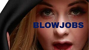 British teen 18+ gives sloppy blowjob and tit wank for liquid lunch.