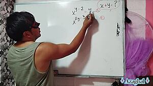 in the bedroom this asian nerd explores erotic sexual math x y