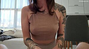 hey step sister, can i just fuck your tits and cum right in your mouth?