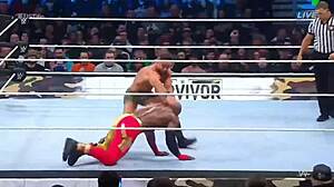 Seth Rollins Battles Austin Theory And Bobby Lashley In Survivor Series 2022 Wrestling Match