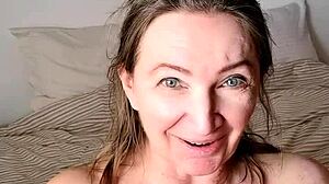 Surprise visit turns into shocking step son-in-law and mom-in-law intimate pov sex with big tits