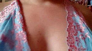 Brazilian woman preps big ass and tits for live show