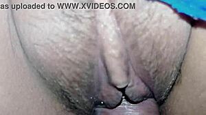 Hot stepdaughter seduces me in sky blue lingerie!