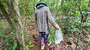 Do you think these amateur thai villagers enjoy rough sex in the forest publicly?