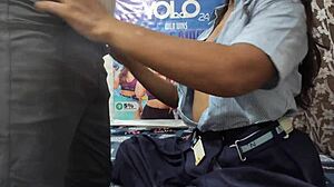 Desi college girl feels intense passion during hard fucking with teacher