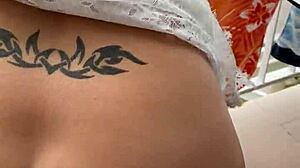 Masturbating Outdoors With Lisa On Public Balcony During Holiday