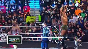 Seth Rollins Battles Austin Theory And Bobby Lashley In Survivor Series 2022 Wrestling Match