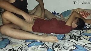 Venezuelan woman's pussy gets fucked by Colombian cock in bold amateur action