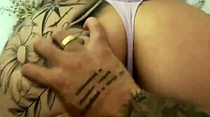 I fucked my hot little slut's pussy so good in our bedroom, making her scream as the exotic Brazilian bride