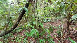 Do you think these amateur thai villagers enjoy rough sex in the forest publicly?