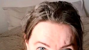 Surprise visit turns into shocking step son-in-law and mom-in-law intimate pov sex with big tits