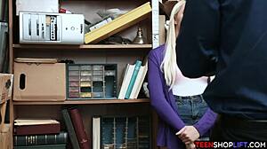 Big Ass Stealing Teen 18+ Caught By Police In Office Backroom Domination Scene