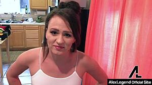 hot babe alex more, your pussy gets stuffed and stretched by alex legend.